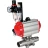 Кран шаровой BV3131P(3pc)-FP-W-ISO-H LONG Ду65 Ру25 полнопроходной, корпус - нержавеющая сталь 304, уплотнение - PTFE, под приварку, с пневмоприводом PA-DA-083, пневмораспределителем 4M310-08 DC24V и БПВ AFC2000 в Хабаровске