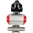 Кран шаровой BV3131P(3pc)-FP-W-ISO-H LONG Ду65 Ру25 полнопроходной, корпус - нержавеющая сталь 304, уплотнение - PTFE, под приварку, с пневмоприводом PA-DA-083, пневмораспределителем 4M310-08 DC24V и БКВ APL-510N EX в Хабаровске