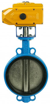 Затвор дисковый поворотный WBV1413E-2W-Fb-H Ду200 Ру16, корпус - чугун GGG50, диск - чугун GGG40, уплотнение - EPDM, с электроприводом QT-N-030EM-A1-220VAC-У1 220В (4-20мА) HARK в Хабаровске