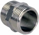 Ниппель Н-304-НР-НР 3/4″ Ду20 Ру20, корпус - нержавеющая сталь AISI 304, присоединение - наружная/наружная резьба, тип резьбы - BSPT