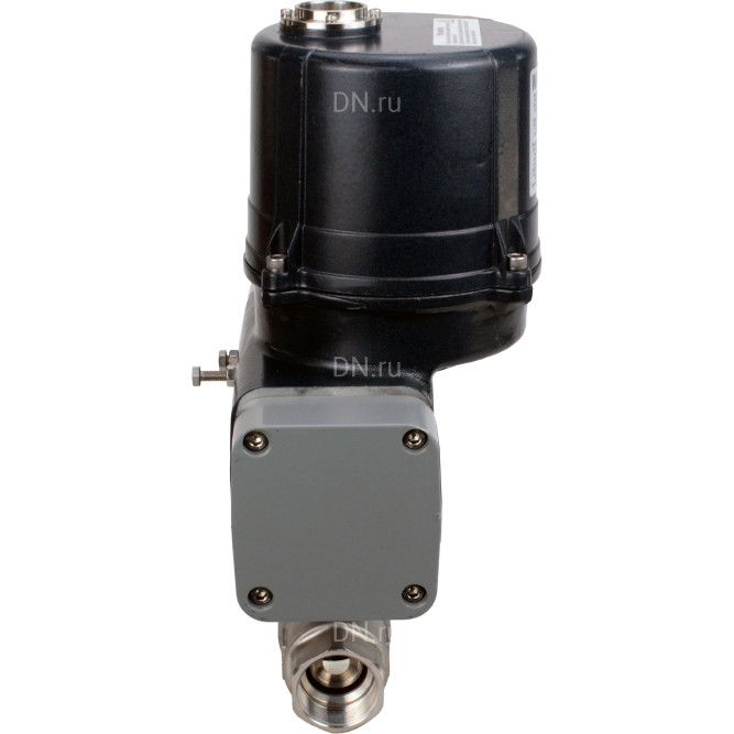 Кран шаровой BV3232P(2pc)-FP-T-ISO-H Ду10 Ру63 полнопроходной, резьбовой, внутренняя резьба, корпус - нержавеющая сталь 316, уплотнение - PTFE, с электроприводом четвертьоборотным QTSA-N-003EM-O0-220VAC с пружинным возвратом в Хабаровске