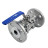 Кран шаровой BV3131P(3pc)-FP-F-H Ду25 Ру40, полнопроходной, трехсоставной, сталь 304, уплотнение - PTFE, фланцевый с рукояткой в Хабаровске