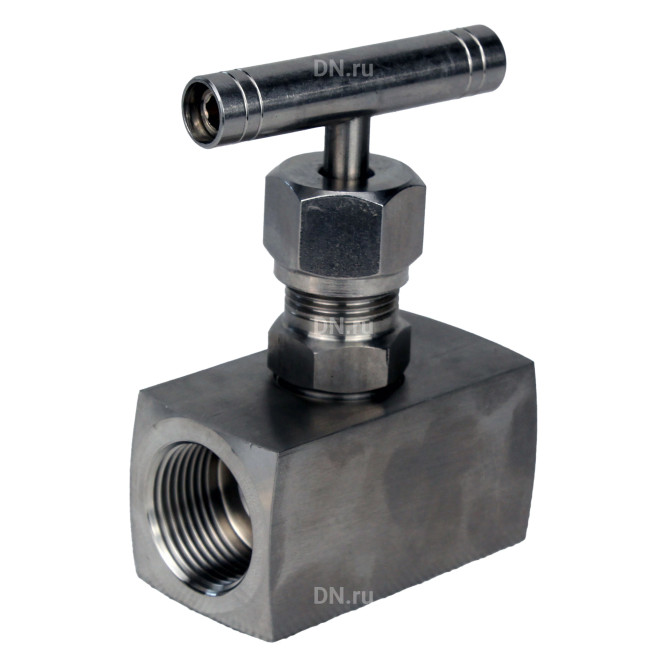 Клапан игольчатый VN3131M-T-Ht 2″ Ду50 Ру400 резьбовой, корпус - нержавеющая сталь 304, уплотнение - металл, с Т-образной рукояткой в Хабаровске