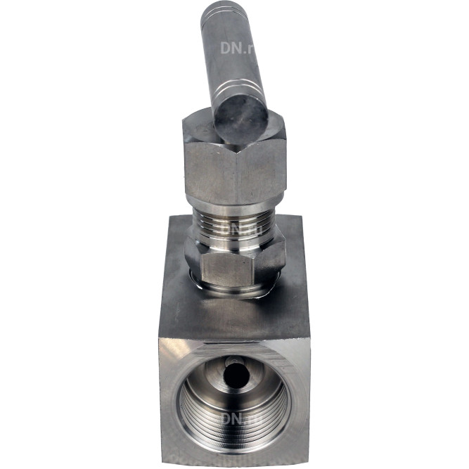 Клапан игольчатый VN3232M-T-Ht 1″ Ду25 Ру400 резьбовой, корпус - нержавеющая сталь 316, уплотнение - металл, с Т-образной рукояткой в Хабаровске