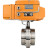 Затвор дисковый поворотный WBV3131E-2W-T-H Ду25 Ру10 резьбовой, корпус - пищевая нержавеющая сталь 304, уплотнение - EPDM, с электроприводом QT-N-005EM-A1-220VAC-У1 c датчиком обратной связи и входным управляющим сигналом 4-20мА HARK в Хабаровске