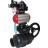 Кран шаровой BV4242E-FP-GRM-ISO Дн25 Ру10 полнопроходной, корпус - НПВХ, шар - НПВХ, уплотнение - EPDM, с пневмоприводом PA-DA-052, пневмораспределителем 4V320-10 AC220V, ручным дублером MON1-250-T26-ISO, БКВ APL-510N EX и БПВ AFC2000 в Хабаровске