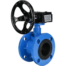 Затвор дисковый поворотный WBV1313E-2W-F-H Ду200 Ру16 фланцевый, корпус - чугун GGG40, диск - чугун GGG40, уплотнение - EPDM, с редуктором RDN RQN4-500Z-T30