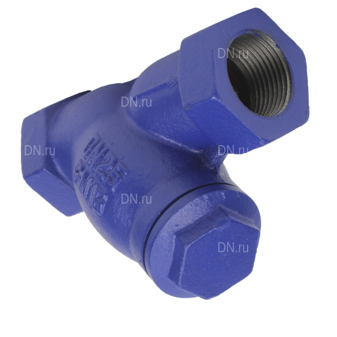 Фильтр сетчатый FMY1131PPL-T 1 1/4″ Ду32 Ру16 резьбовой L=140, корпус чугун GGG25, сетка SS304, уплотнение PPL, Y-образный в Хабаровске