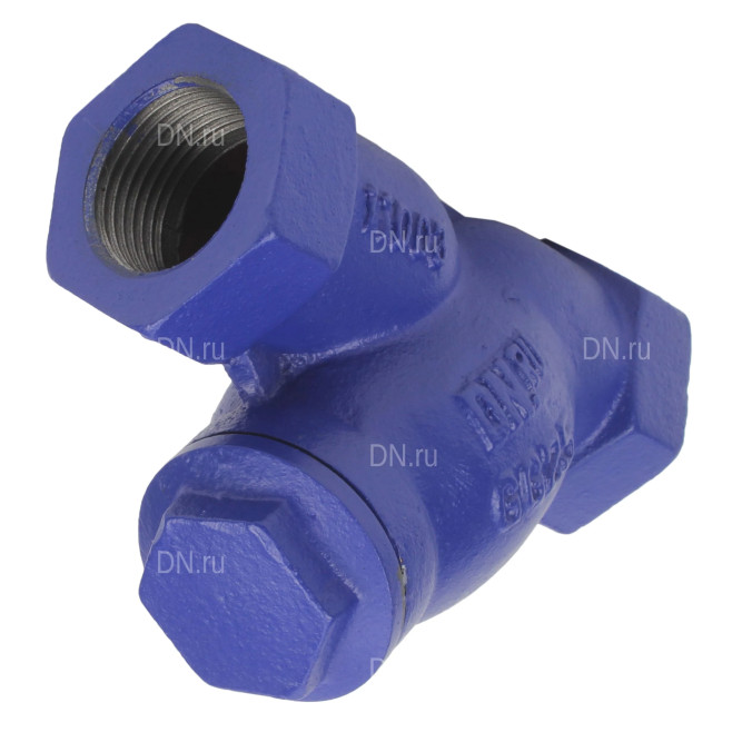 Фильтр сетчатый FMY1131PPL-T 1 1/2″ Ду40 Ру16 резьбовой L=160, корпус чугун GGG25, сетка SS304, уплотнение PPL, Y-образный в Хабаровске