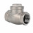 Клапан обратный VCT3131-T 2 1/2 Ду65 Ру16 ZGY резьбовой, поворотный, корпус - нержавеющая сталь CF8/AISI 304, диск - нержавеющая сталь CF8/AISI 304, уплотнение - PTFE в Хабаровске