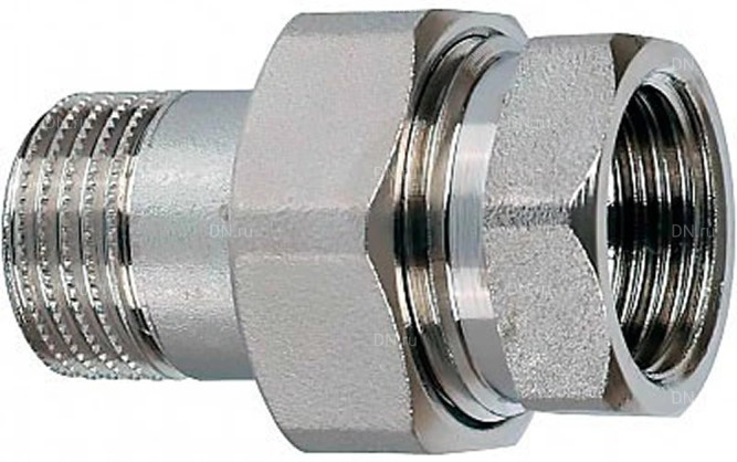 Соединение разъемное (американка) А-304-НР-ВР-PTFE 3″ Ду80 Ру20 с уплотнением под гайкой по плоскости, корпус - нержавеющая сталь AISI 304, присоединение - наружная/внутренняя резьба, тип резьбы - BSPT/BSPP в Хабаровске
