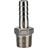Штуцер елочка BF32-T-3/4-10 3/4″х10мм Ду20 Ру16 шланговый, корпус - нержавеющая сталь AISI 316 (CF8M), присоединение - наружная резьба/штуцер в Хабаровске