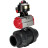Кран шаровой BV4242E-FP-GRM-ISO Дн32 Ру10 полнопроходной, корпус - НПВХ, шар - НПВХ, уплотнение - EPDM, с пневмоприводом PA-SA-052 и БКВ APL-510N EX в Хабаровске