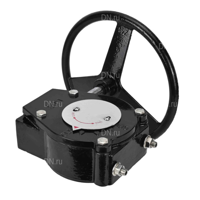 Редуктор RDN RQN5-500Z-T30 Ру16 для четвертьоборотной запорно-регулирующей арматуры, корпус - алюминиевый сплав, квадрат штока 22х22, F10 в Хабаровске