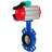 Затвор дисковый поворотный WBV1432E-2W-Fb-H Ду40 Ру16 корпус - чугун GGG50, диск - нержавеющая сталь 316L, уплотнение - EPDM, с пневмоприводом PA-DA-052, пневмораспределителем 4M310-08 AC220V и магнитным переключателем ALS200D в Хабаровске