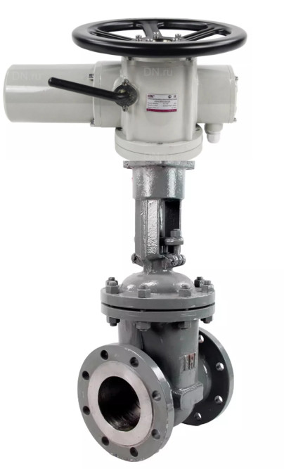 Задвижка клиновая 30с964нж GVWR2121M-2W-F-ОСТ Ду300 Ру25 фланцевая, корпус - сталь 25Л, уплотнение - металл, с ОСТ-фланцем и круглым штоком GAIR, с электроприводом MT-N-060EM-O2-220VAC-У1 220В в Хабаровске