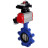 Затвор дисковый поворотный WBV1631E-2W-Fb-H Ду100 Ру16 LUG корпус - чугун QT450, диск - нержавеющая сталь 304, уплотнение - EPDM, с пневмоприводом PA-DA-083, пневмораспределителем 4M310-08 AC220V и БКВ APL-210N в Хабаровске
