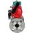 Кран шаровой BV3232P(3pc)-FP-F-ISO-H Ду25 Ру40 полнопроходной трехсоставной, фланцевый, нержавеющая сталь 316, уплотнение - PTFE, с пневмоприводом PA-SA-065, пневмораспределителем 4M310-08 DC24V и магнитным переключателем ALS200D в Хабаровске