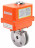Кран шаровой BV3232P-FP-Fb-ISO-H Ду15 Ру16, корпус - сталь 316, уплотнение - PTFE, полнопроходной, межфланцевый с электроприводом QT-N-003EM-O1-220VAC-У1 MINI в Хабаровске
