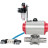 Кран шаровой BV3131P(3pc)-FP-W-ISO-H LONG Ду40 Ру40 полнопроходной, корпус - нержавеющая сталь 304, уплотнение - PTFE, под приварку, с пневмоприводом PA-DA-065, пневмораспределителем 4V320-10 AC220V и БПВ AFC2000 в Хабаровске