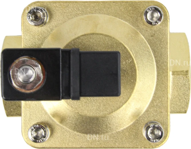Клапан электромагнитный VS400-ET-NC-24VDC 1 1/2″ Ду40 Ру16, соленоидный двухходовой, корпус - латунь, уплотнение - EPDM, резьбовой, нормально-закрытый, пилотный, катушка - 24В в Хабаровске
