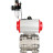 Кран шаровой BV3232P(3pc)-FP-SW-ISO-H Ду100 Ру63 полнопроходной, корпус - нержавеющая сталь SS316, под приварку, с пневмоприводом PA-DA-105, пневмораспределителем 4M310-08 DC24V, БПВ AFC2000 в Хабаровске