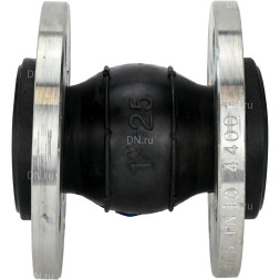 Компенсатор резиновый CR-E25-F Ду200 Ру16, резиновая вставка (корпус) - EPDM, тип присоединения - фланцевый, материал фланцев - сталь углеродистая оцинкованная