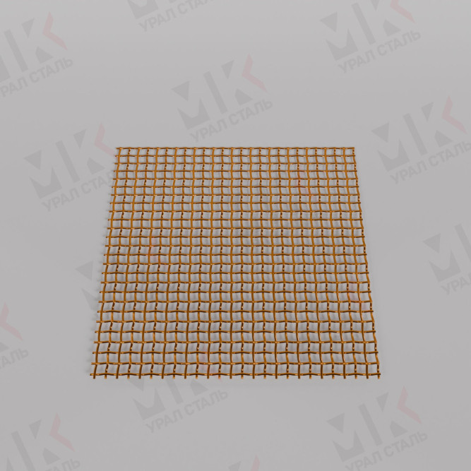 Медная сетка 0.7х0.3 мм ММ тканая в Хабаровске