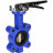 Затвор дисковый поворотный WBV1616N-2W-Fb-H Ду65 Ру16 LUG межфланцевый, корпус - чугун QT450, диск - чугун QT450, уплотнение - NBR, с рукояткой в Хабаровске