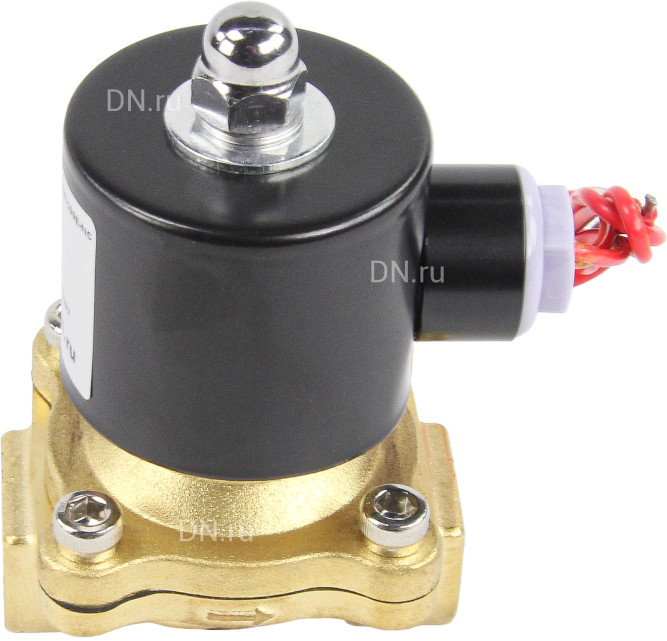 Клапан электромагнитный VS100-NT-NC-24VAC 3/8″ Ду10 Ру10 прямого действия двухходовой, корпус - латунь, присоединение - внутренняя резьба, уплотнение - NBR, нормально-закрытый, катушка - 24 В AC в Хабаровске