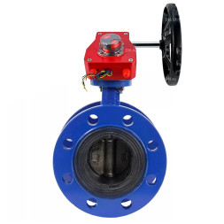 Затвор дисковый поворотный WBV1331E-2W-F-H Ду50 Ру16 фланцевый, корпус - чугун GGG40, диск - нержавеющая сталь 304, уплотнение - EPDM, с редуктором HGBF RQN1-180Z
