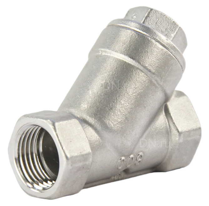 Фильтр сетчатый FMY3232P-T 1/2″ Ду15 Ру16, Y-образный, корпус - нержавеющая сталь 316, резьбовой в Хабаровске