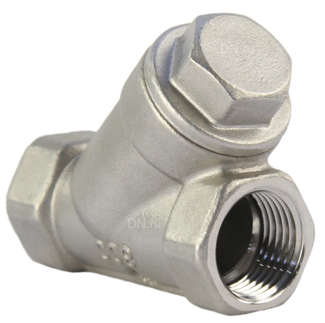 Фильтр сетчатый FMY3232P-T 1/2″ Ду15 Ру16, Y-образный, корпус - нержавеющая сталь 316, резьбовой в Хабаровске