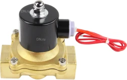 Клапан электромагнитный VS100-NT-NC-24VAC 1″ Ду25 Ру10 прямого действия двухходовой, корпус - латунь, присоединение - внутренняя резьба, уплотнение - NBR, нормально-закрытый, катушка - 24 В AC