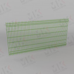 3Д забор зеленый (RAL 6005) 2500х2500х2 Medium
