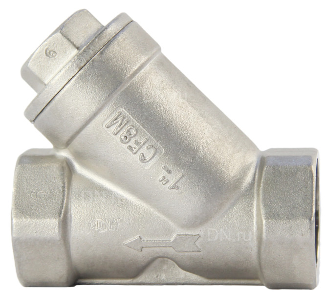 Фильтр сетчатый FMY3232P-T 3/4″ Ду20 Ру16, Y-образный, корпус - нержавеющая сталь 316, резьбовой в Хабаровске