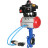 Затвор дисковый поворотный WBV1413E-2W-Fb-H Ду125 Ру16, корпус - чугун GGG50, диск - чугун GGG40, уплотнение - EPDM, с пневмоприводом PA-DA-105, пневмораспределителем 4V320-08 AC220V и БКВ APL-410N EX в Хабаровске
