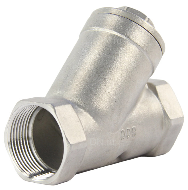Фильтр сетчатый FMY3232P-T 1 1/4″ Ду32 Ру16, Y-образный, корпус - нержавеющая сталь 316, резьбовой в Хабаровске