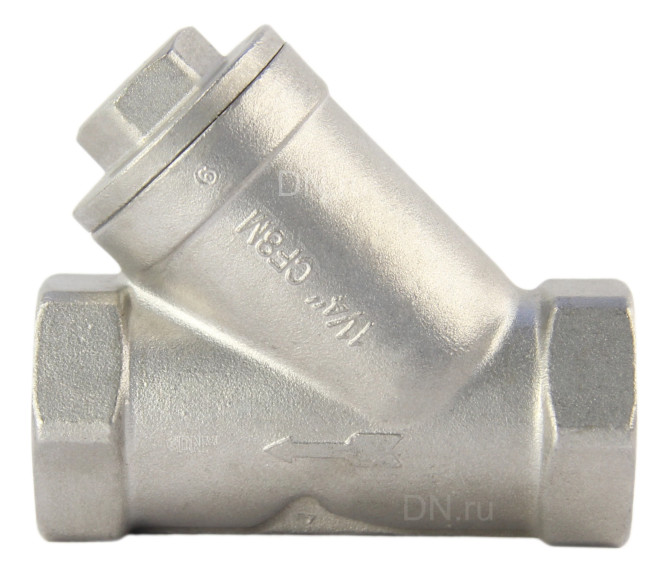 Фильтр сетчатый FMY3232P-T 1 1/4″ Ду32 Ру16, Y-образный, корпус - нержавеющая сталь 316, резьбовой в Хабаровске