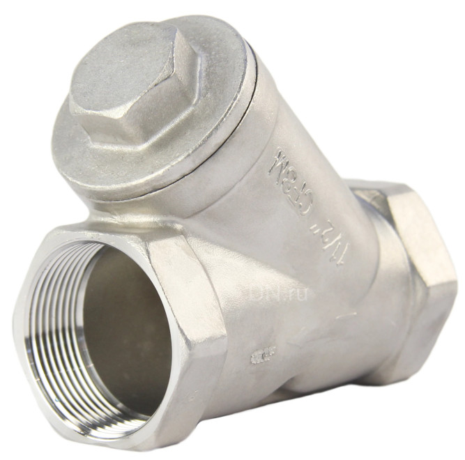 Фильтр сетчатый FMY3232P-T 1 1/2″ Ду40 Ру16, Y-образный, корпус - нержавеющая сталь 316, резьбовой в Хабаровске