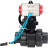 Кран шаровой BV4242E-FP-GRM-ISO Дн25 Ру10 полнопроходной, корпус - НПВХ, шар - НПВХ, уплотнение - EPDM, с пневмоприводом PA-DA-052, пневмораспределителем 4V320-10 AC220V и ручным дублером MON1-250-T26-ISO в Хабаровске
