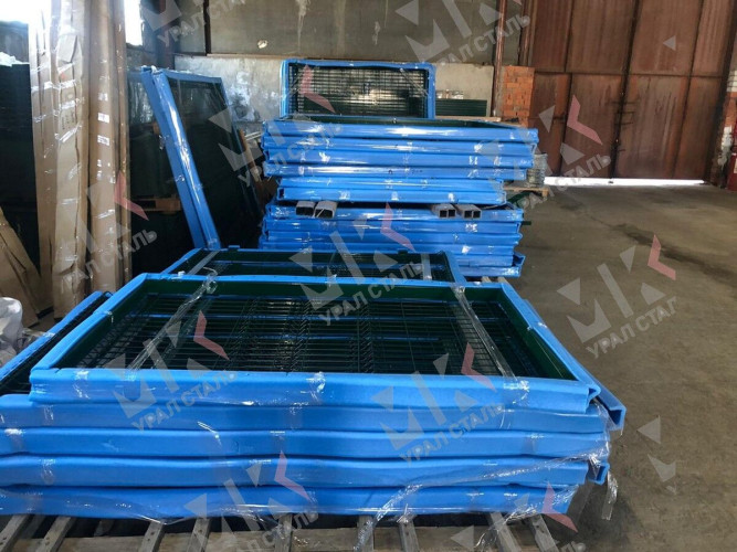 Калитка 1700х1000 мм RAL 7040 в Хабаровске
