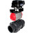 Кран шаровой BV4242E-FP-GRM-ISO Дн32 Ру10 полнопроходной, корпус - НПВХ, шар - НПВХ, уплотнение - EPDM, с пневмоприводом PA-DA-052 и пневмопозиционером YT-1000RSN с обратной связью в Хабаровске