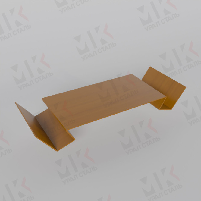 Планка угла внутреннего сложного 3000 мм 0,45 мм Print Premium Golden Wood Fresh в Хабаровске