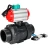 Кран шаровой BV4242E-FP-GRM-ISO Дн25 Ру10 полнопроходной, корпус - НПВХ, шар - НПВХ, уплотнение - EPDM, с пневмоприводом PA-SA-052, пневмораспределителем 4V320-08 AC220V и магнитным переключателем ALS200D в Хабаровске