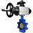 Затвор дисковый поворотный WBV1616E-2W-Fb-H Ду125 Ру16 LUG корпус - чугун QT450, диск - чугун QT450, уплотнение - EPDM, с пневмоприводом PA-DA-105-1, пневмораспределителем 4M310-08 DC24V и БКВ APL-210N в Хабаровске