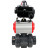Кран шаровой BV4242E-FP-GRM-ISO Дн65 Ру10 полнопроходной, корпус - НПВХ, шар - НПВХ, уплотнение - EPDM, с пневмоприводом PA-SA-065 и БКВ APL-410N EX в Хабаровске