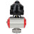 Кран шаровой BV3232P(4pc)-SP-3WL-T-ISO-H 1/2″ Ду40 Ру63 стандартнопроходной трехходовой L-тип, нержавеющая сталь SS316, внутренняя резьба, уплотнение - PTFE, с пн.приводом PA-DA-065 пн.распределителем 4M310-08 DC24V и БКВ APL-510N-EX в Хабаровске