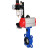 Затвор дисковый поворотный WBV1432N-2W-Fb-H Ду300 Ру16, корпус - чугун GGG50, диск - нержавеющая сталь 316L, уплотнение - NBR, с пневмоприводом PA-DA-160 двойного действия, пневмораспределителем 4M310-08 DC24V, БПВ AFC2000 в Хабаровске