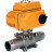 Кран шаровой BV3232P(3pc)-FP-W-ISO-H LONG Ду150 Ру16 полнопроходной, корпус - нержавеющая сталь 316, уплотнение - PTFE, под приварку, с электроприводом QT-N-040EM-O1-220VAC-У1 в Хабаровске